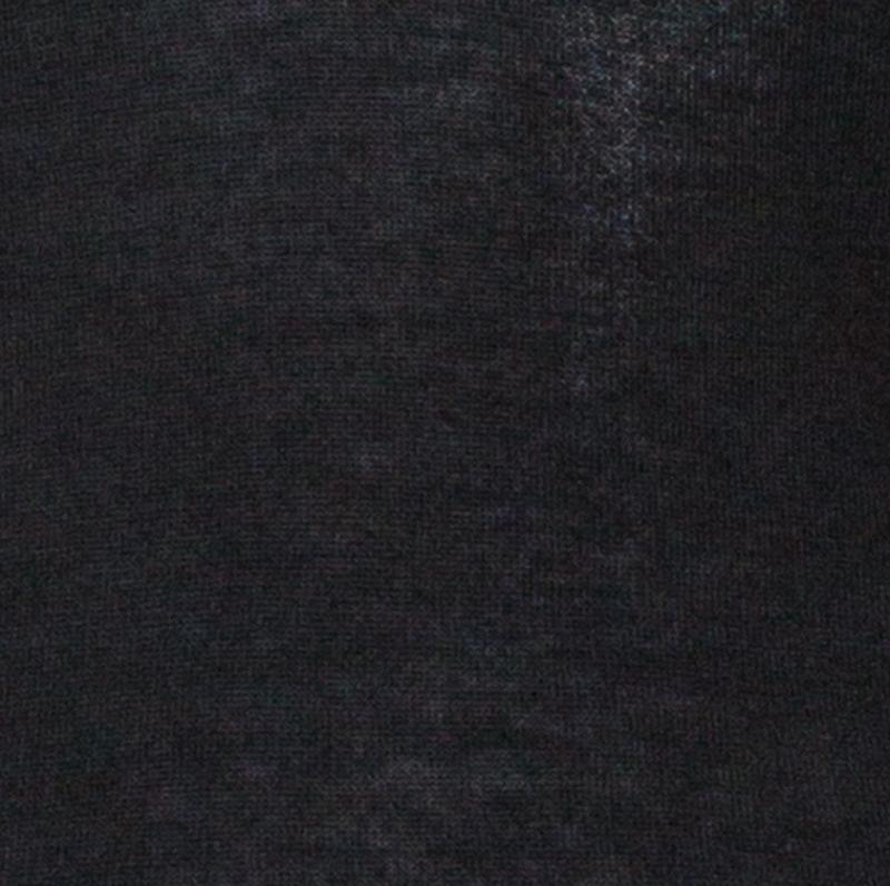 Women's Celine Black Cashmere Knit Long Sleeve Top M