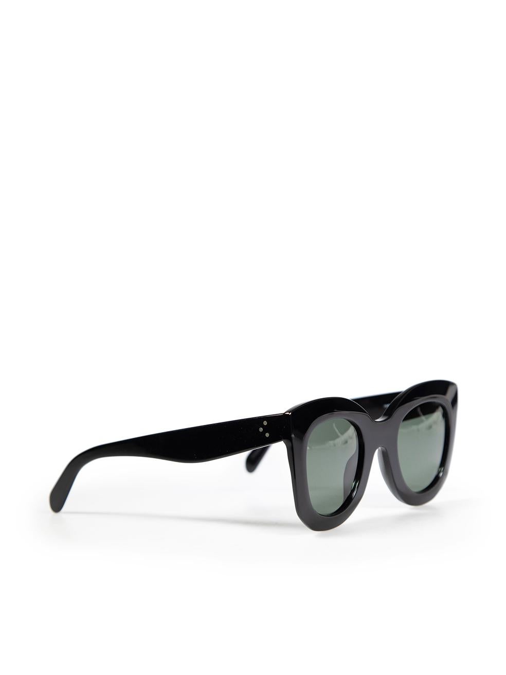 CONDITION is Very good. Minimal wear to the sunglasses is evident. Light scratching to the rim of the frame below the outer right lens, on the outer bridge and on the left outer temple of this used Céline designer resale item. These sunglasses come