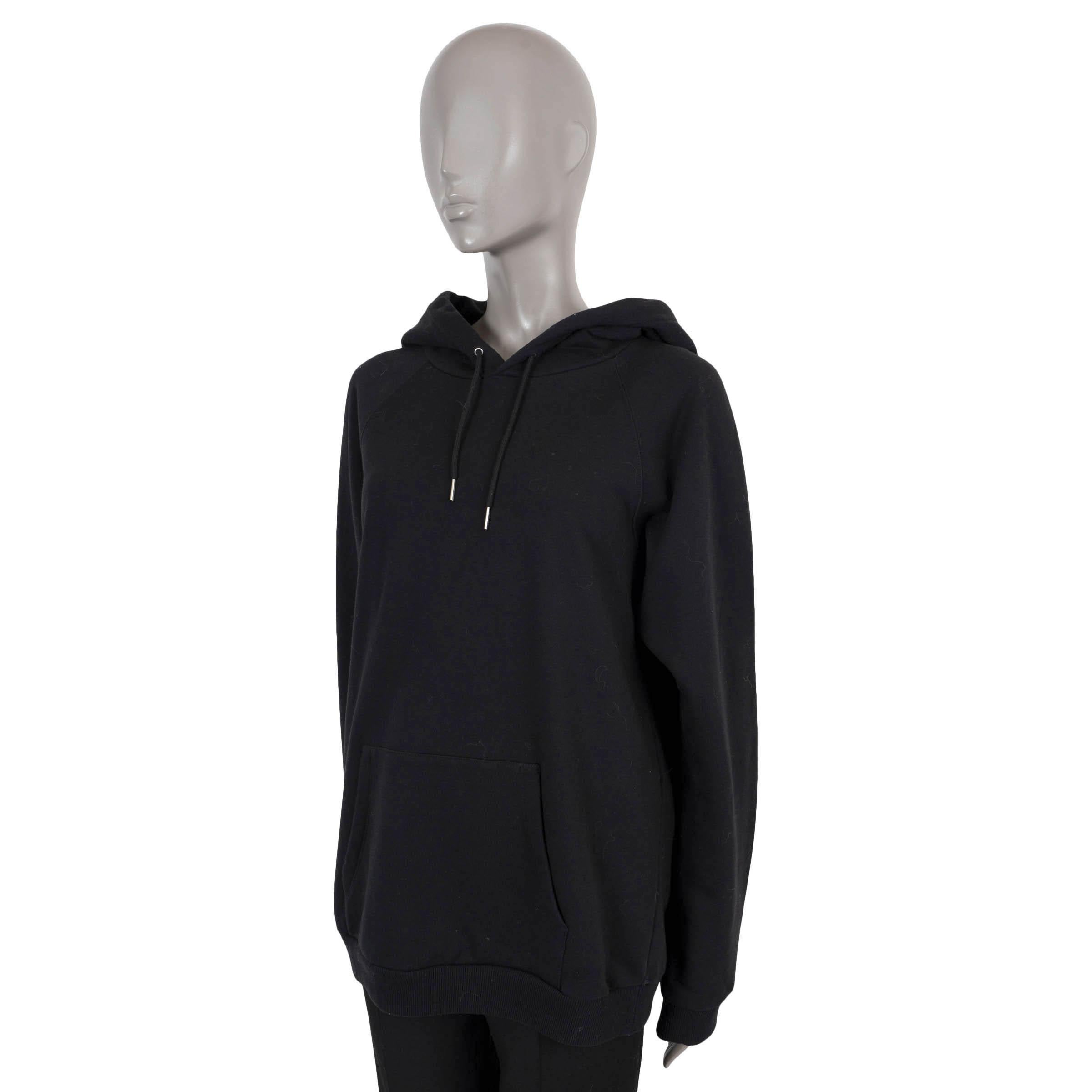 100% authentic Celine hoodie sweater in black cotton (100%). Features white logo-print on the back, drawstring hood and kangaroo pocket. Has been worn and is in excellent condition.

Measurements
Model	2Y005917G
Tag Size	XL
Size	XL
Shoulder