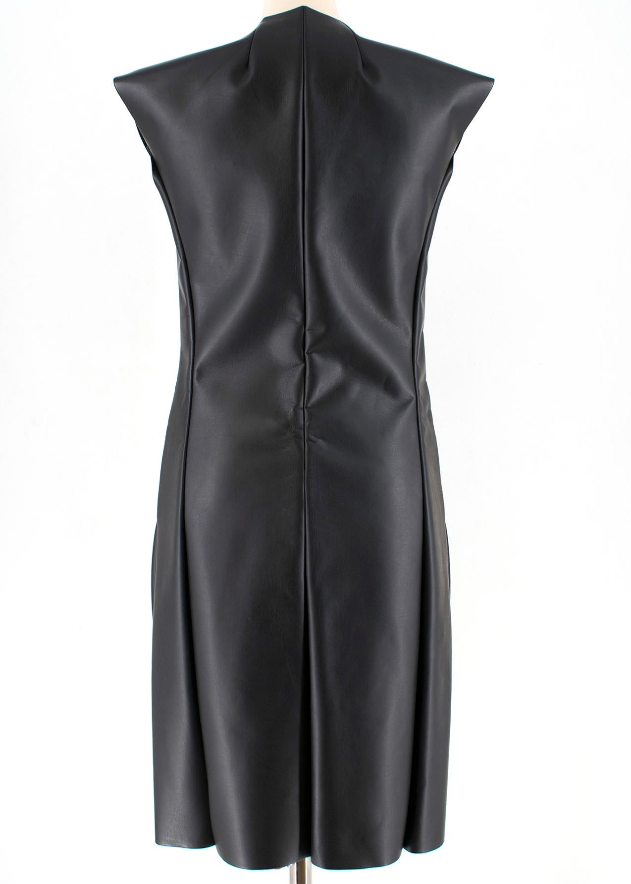 celine leather dress