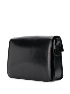 Céline Black Foldover Top Shoulder Bag