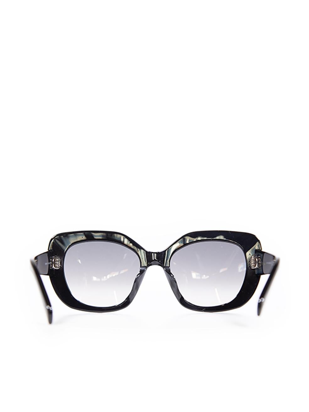 Céline Black Frame Brown Lenses Triomphe Sunglasses In New Condition In London, GB