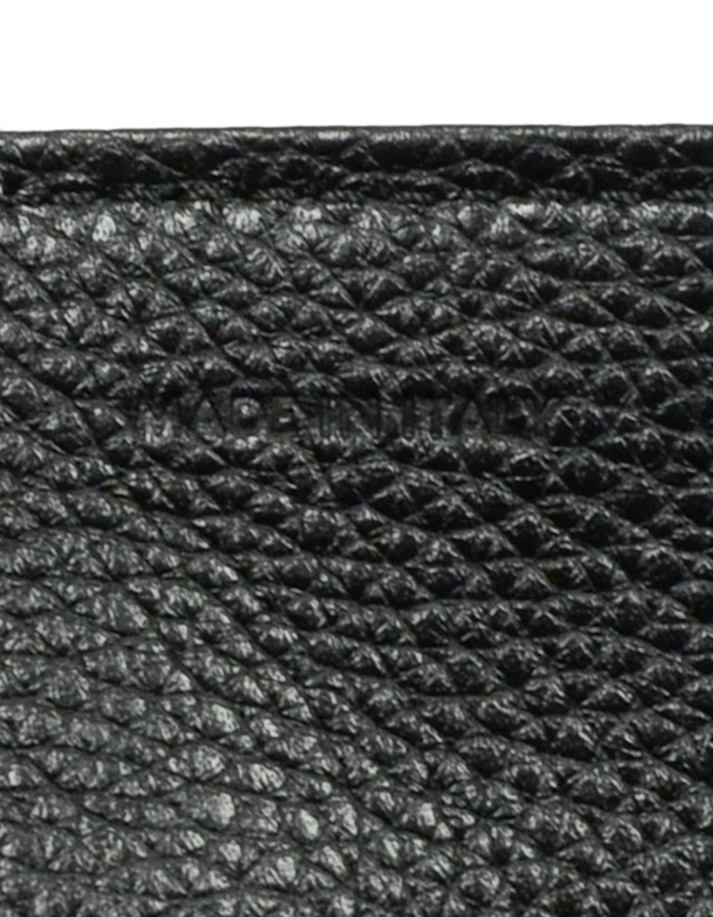 Celine Black Grained Calfskin Leather Medium 16 Top Handle Bag  3