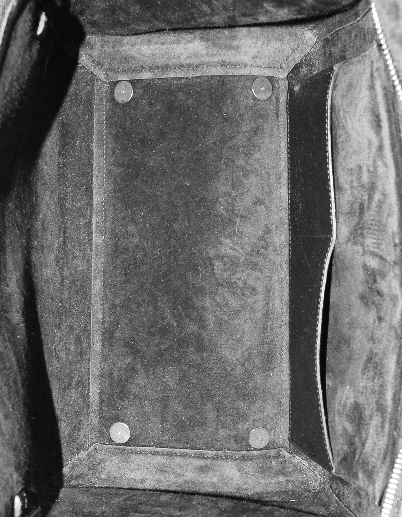 Celine Black Grained Calfskin Leather Small Belt Bag 4
