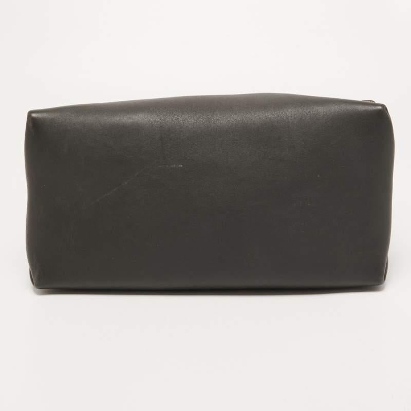 Celine Black/Grey Leather All Soft Shoulder Bag 7