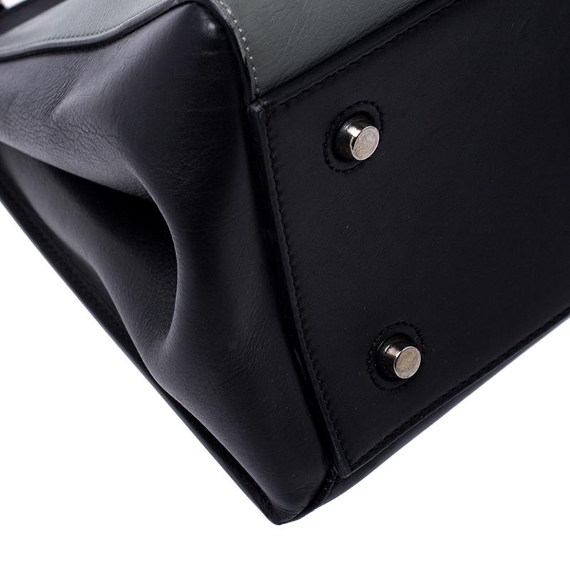 Celine Black/Grey Leather Medium Edge Bag 1
