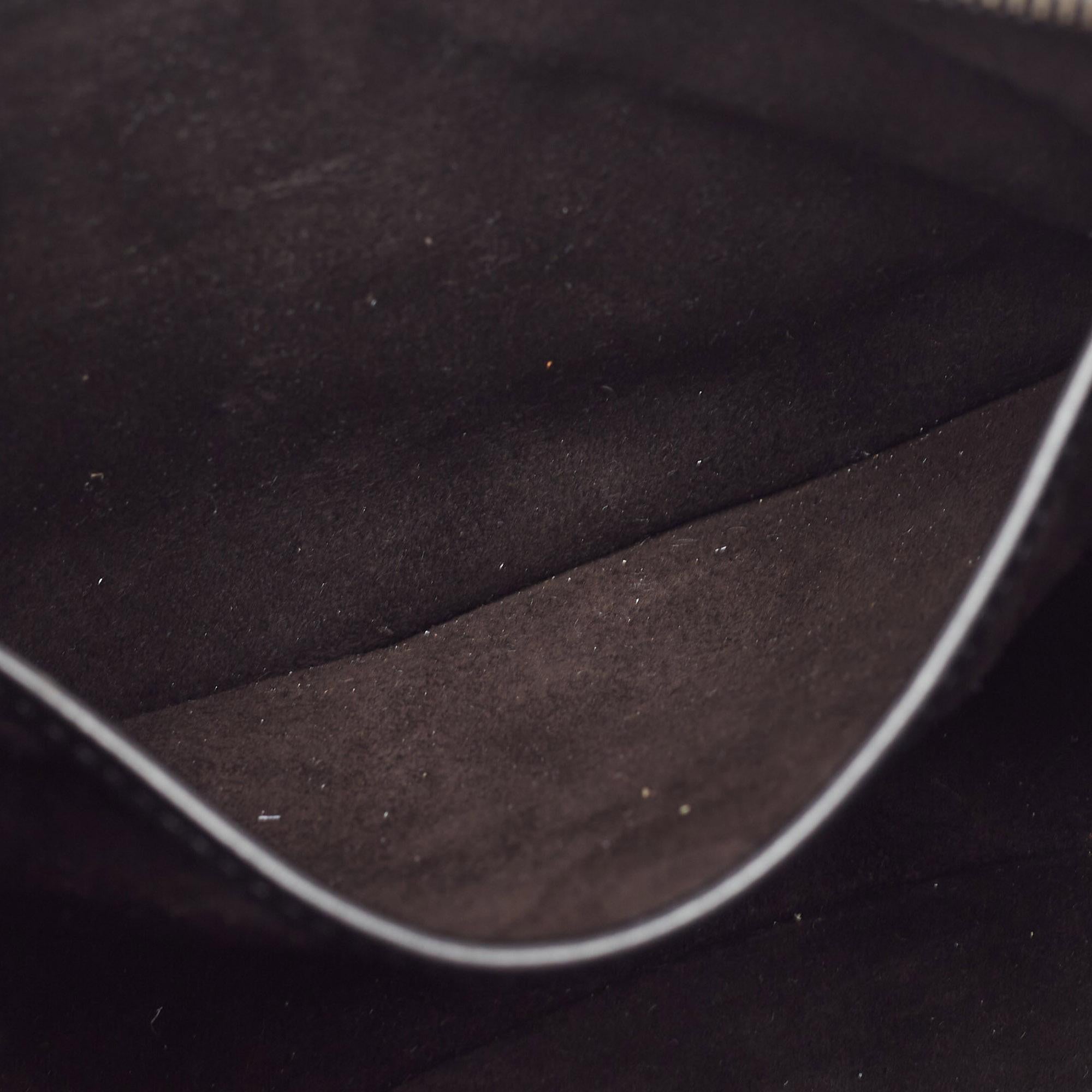Celine Black Leather Ava Chain Shoulder Bag 7