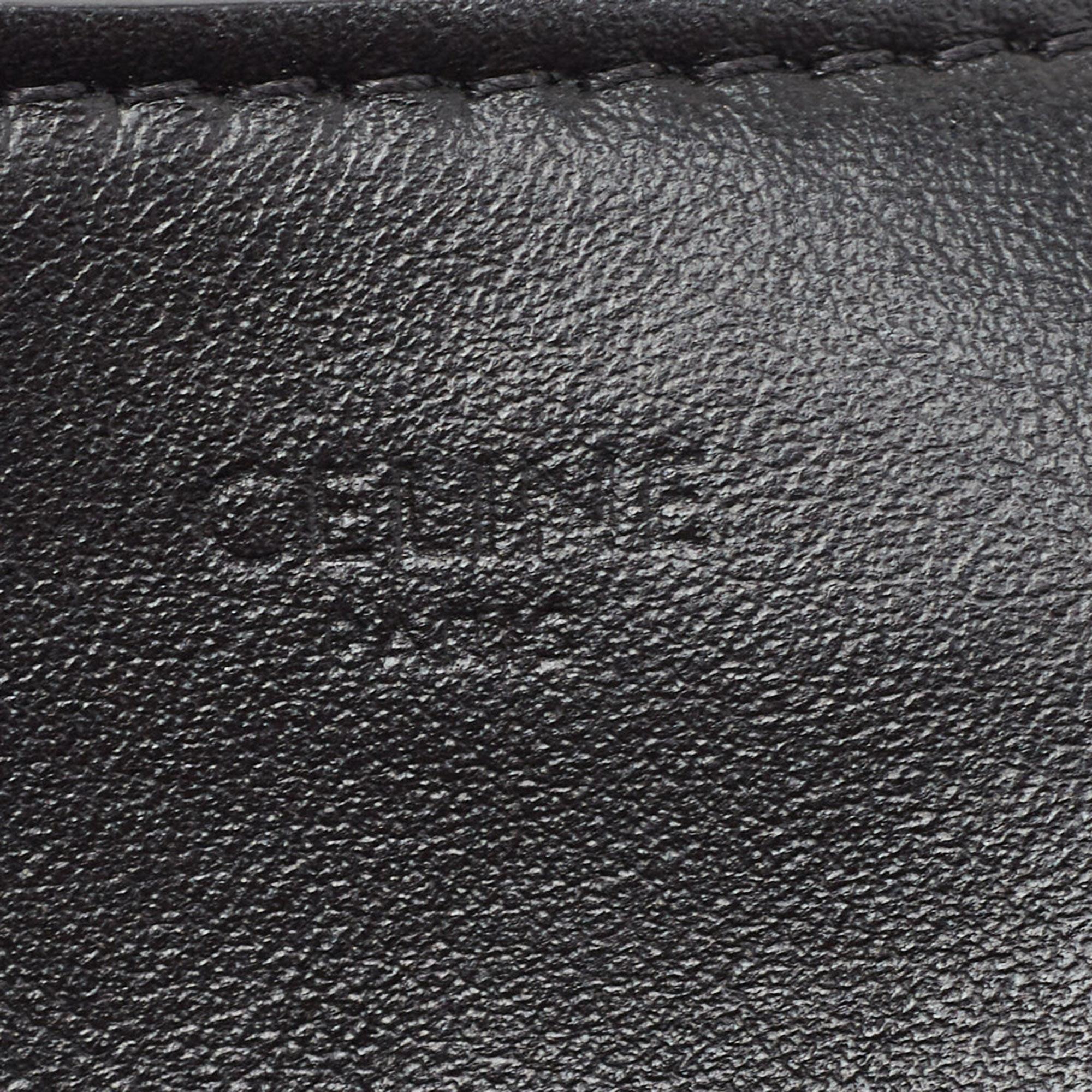 Celine Black Leather Ava Chain Shoulder Bag 4