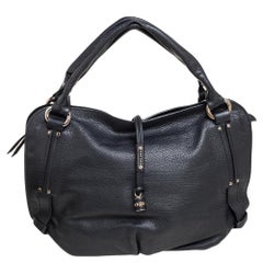 Celine Black Leather Bittersweet Hobo