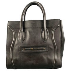 CELINE Black Leather Handbag Handbag