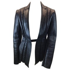 Celine Black Leather Jacket