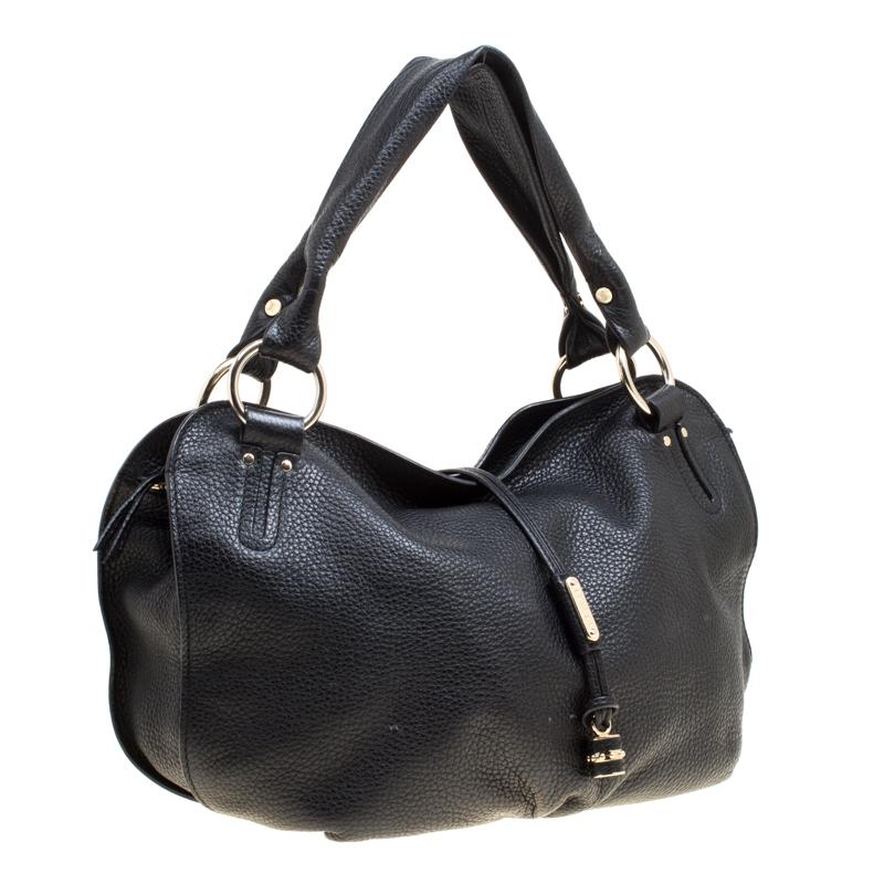 Celine Black Leather Large Bittersweet Hobo 6