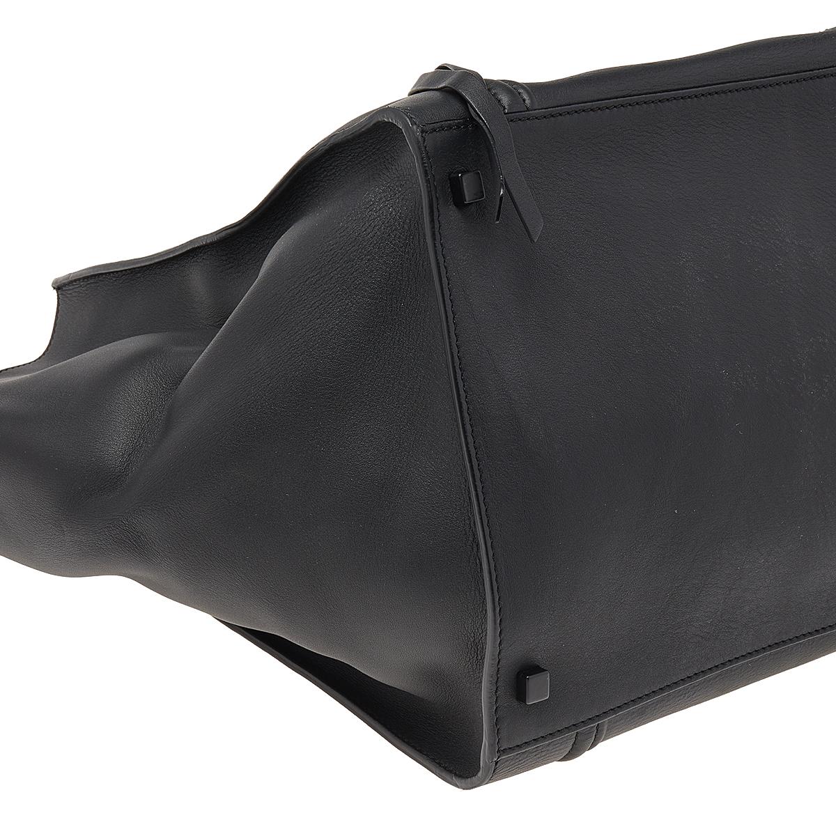 Celine Black Leather Large Phantom Luggage Tote 5