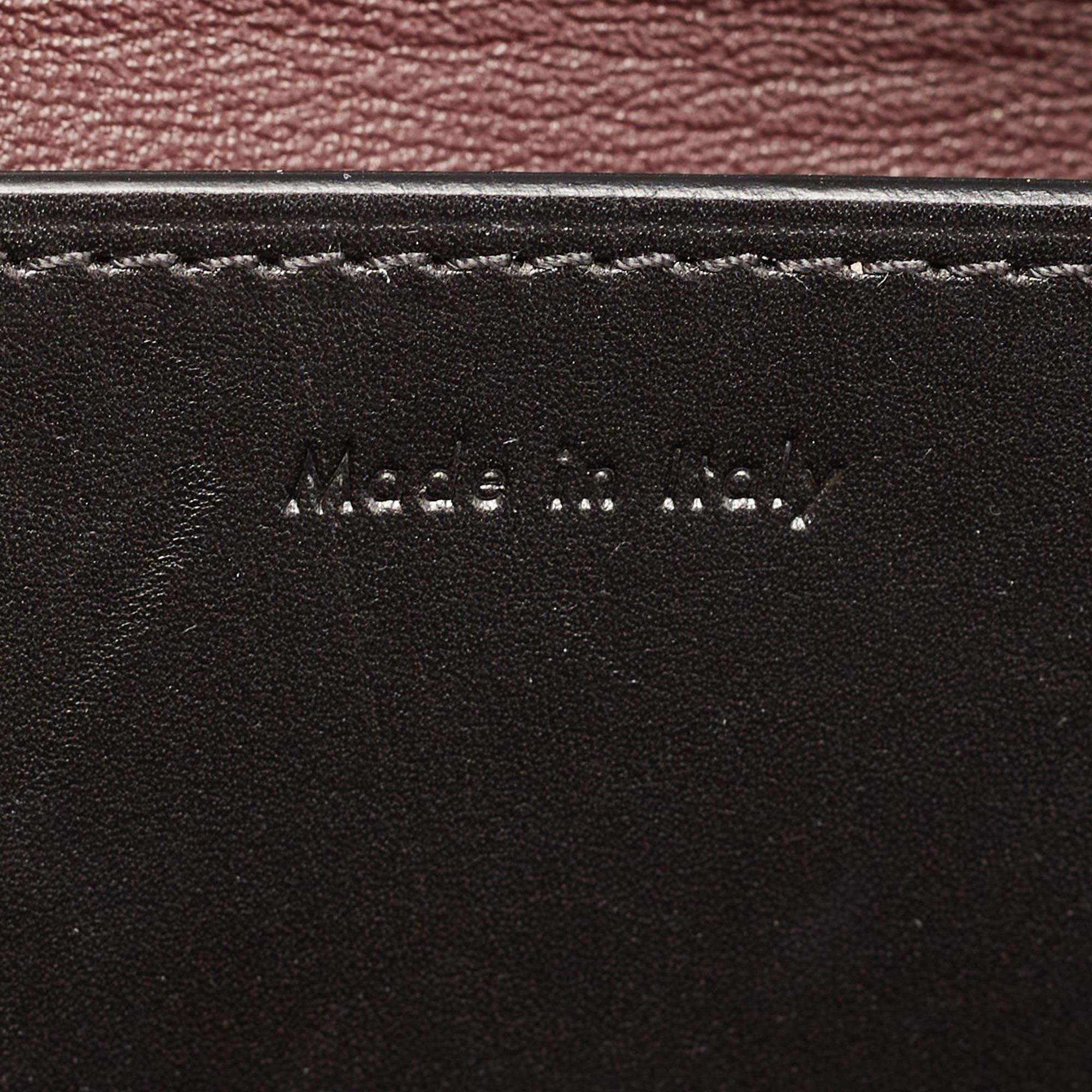 Celine Black Leather Medium Case Chain Flap Shoulder Bag 8