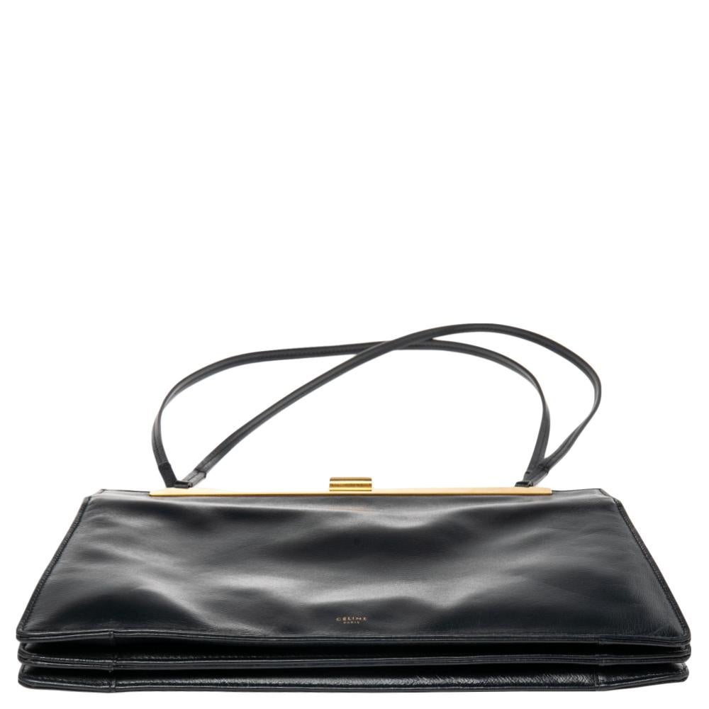 celine top handle clasp bag