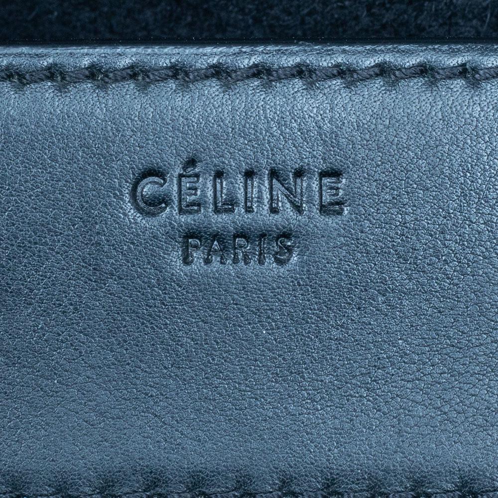 Celine Black Leather Medium Phantom Luggage Tote 1