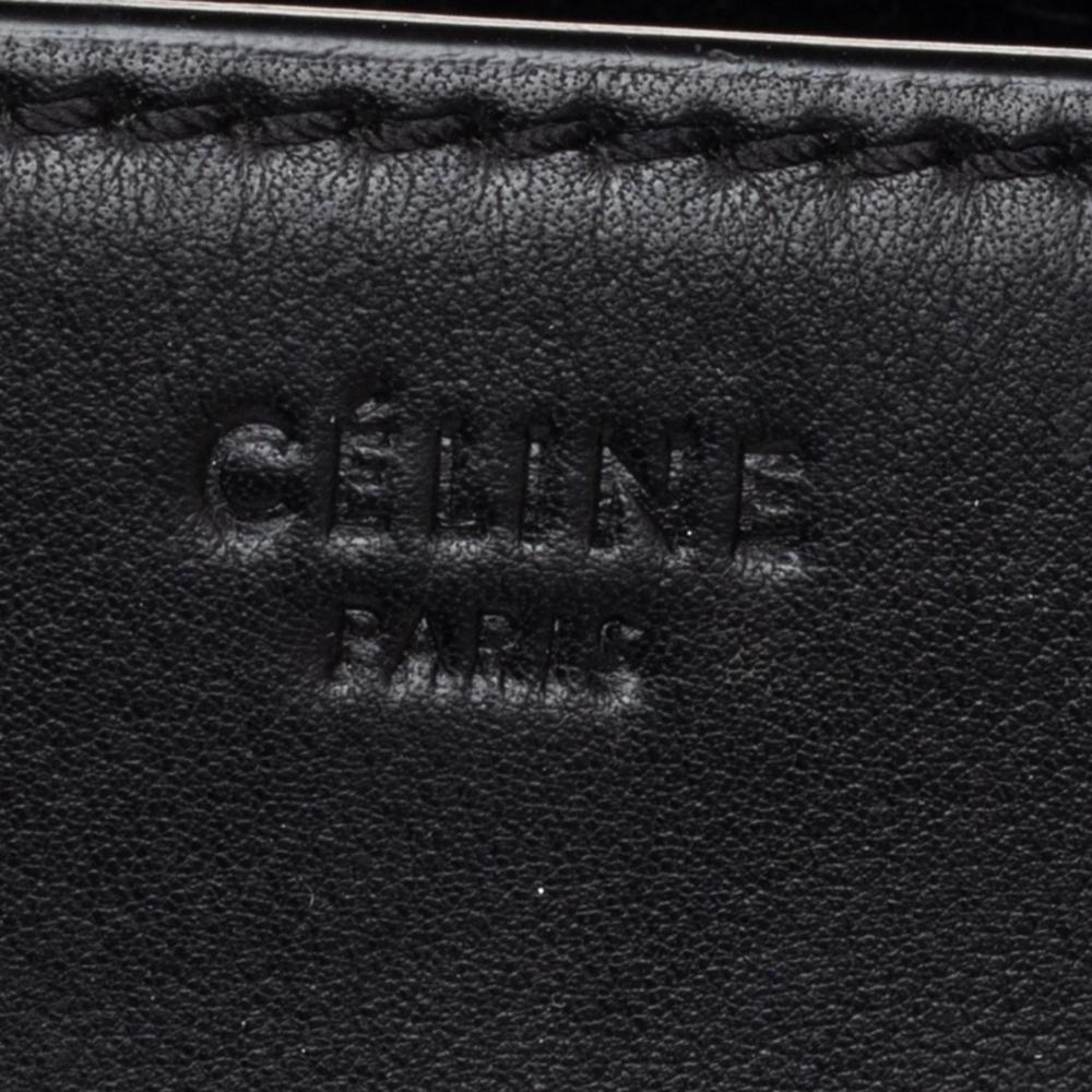 Celine Black Leather Medium Phantom Luggage Tote 2