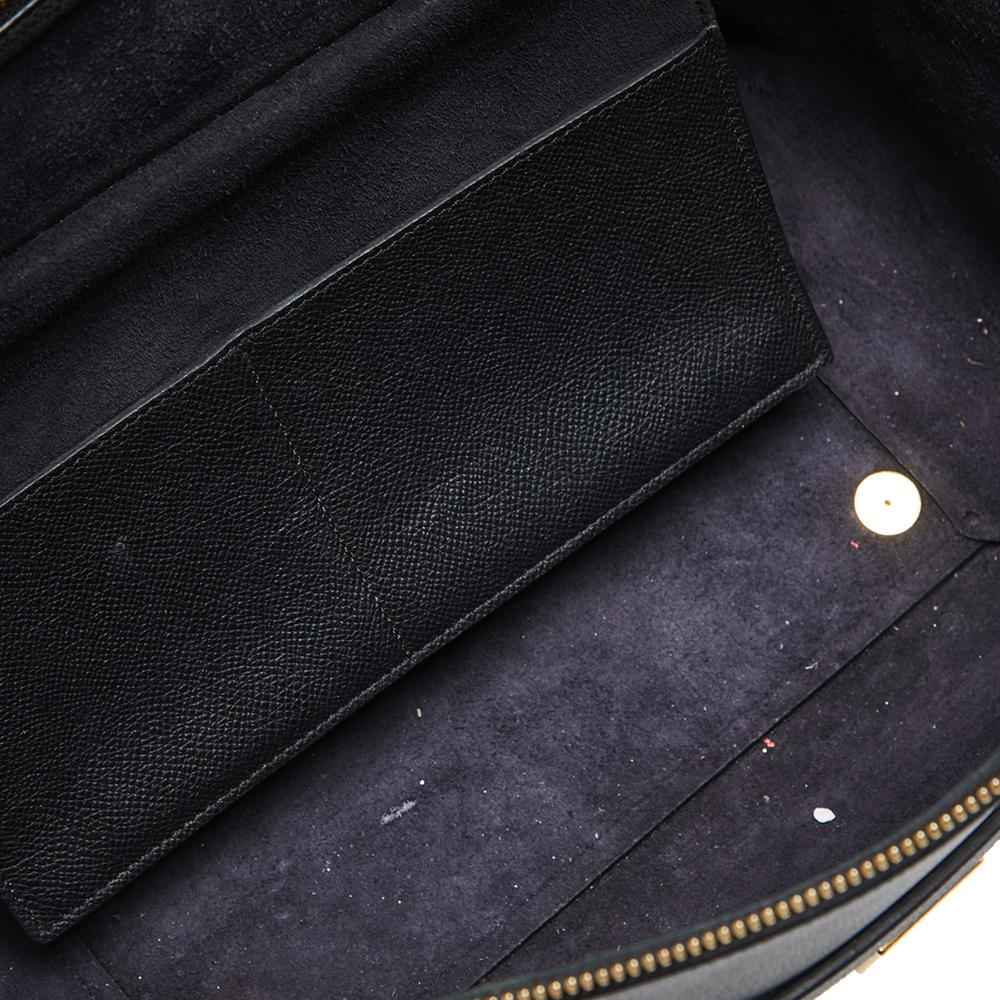 Celine Black Leather Mini Belt Top Handle Bag 6
