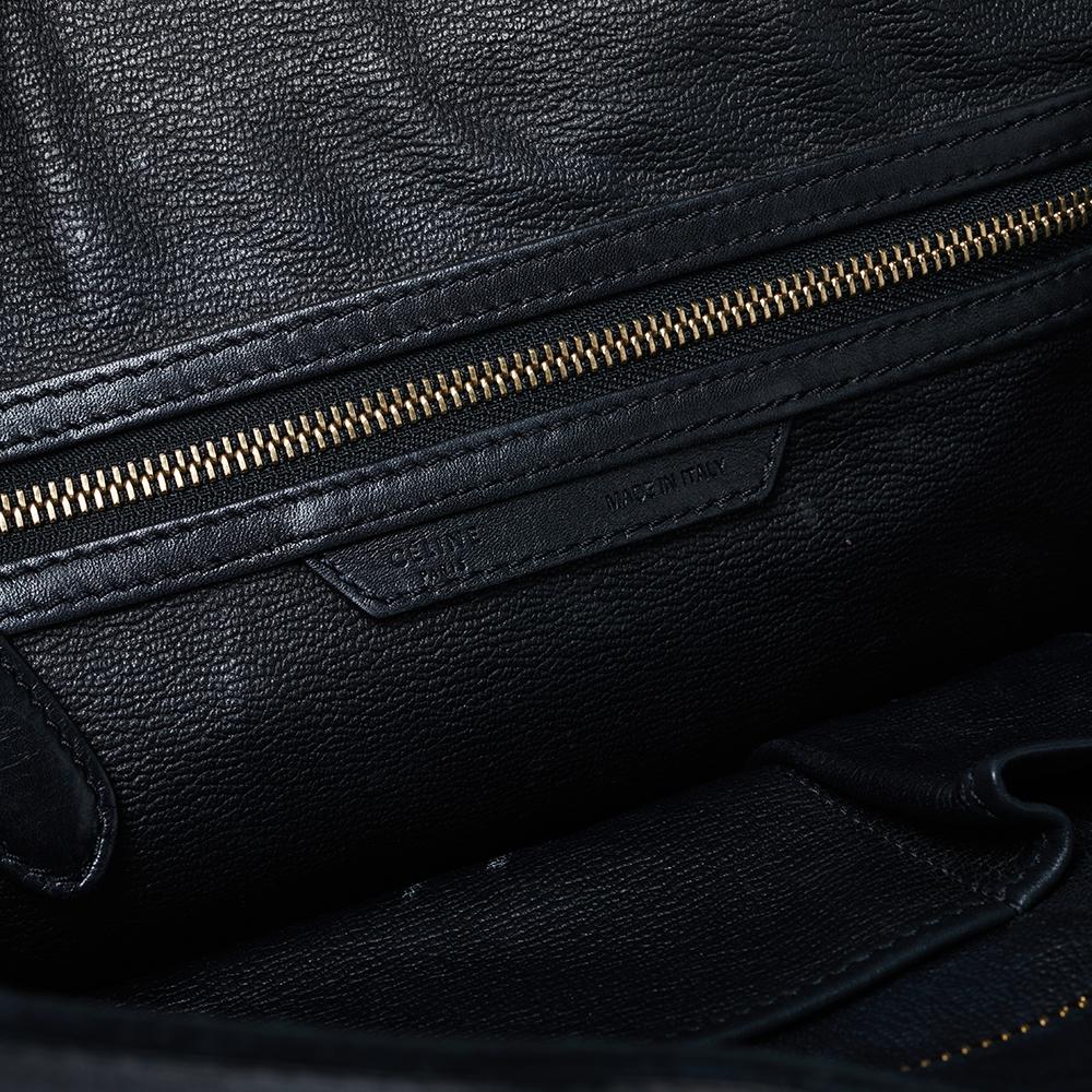 Celine Black Leather Mini Luggage Tote 8