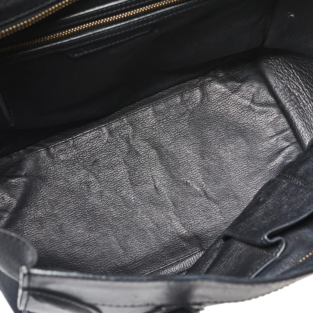 Celine Black Leather Mini Luggage Tote 7