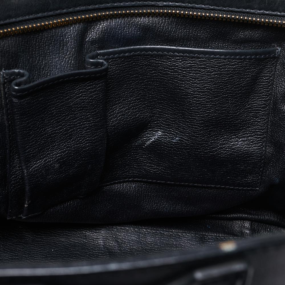 Celine Black Leather Mini Luggage Tote 10