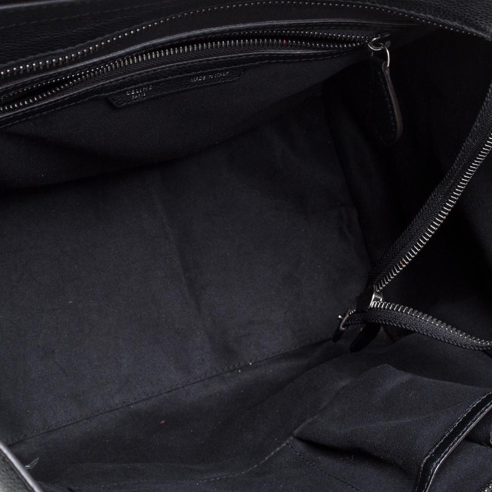 Celine Black Leather Mini Luggage Tote 2