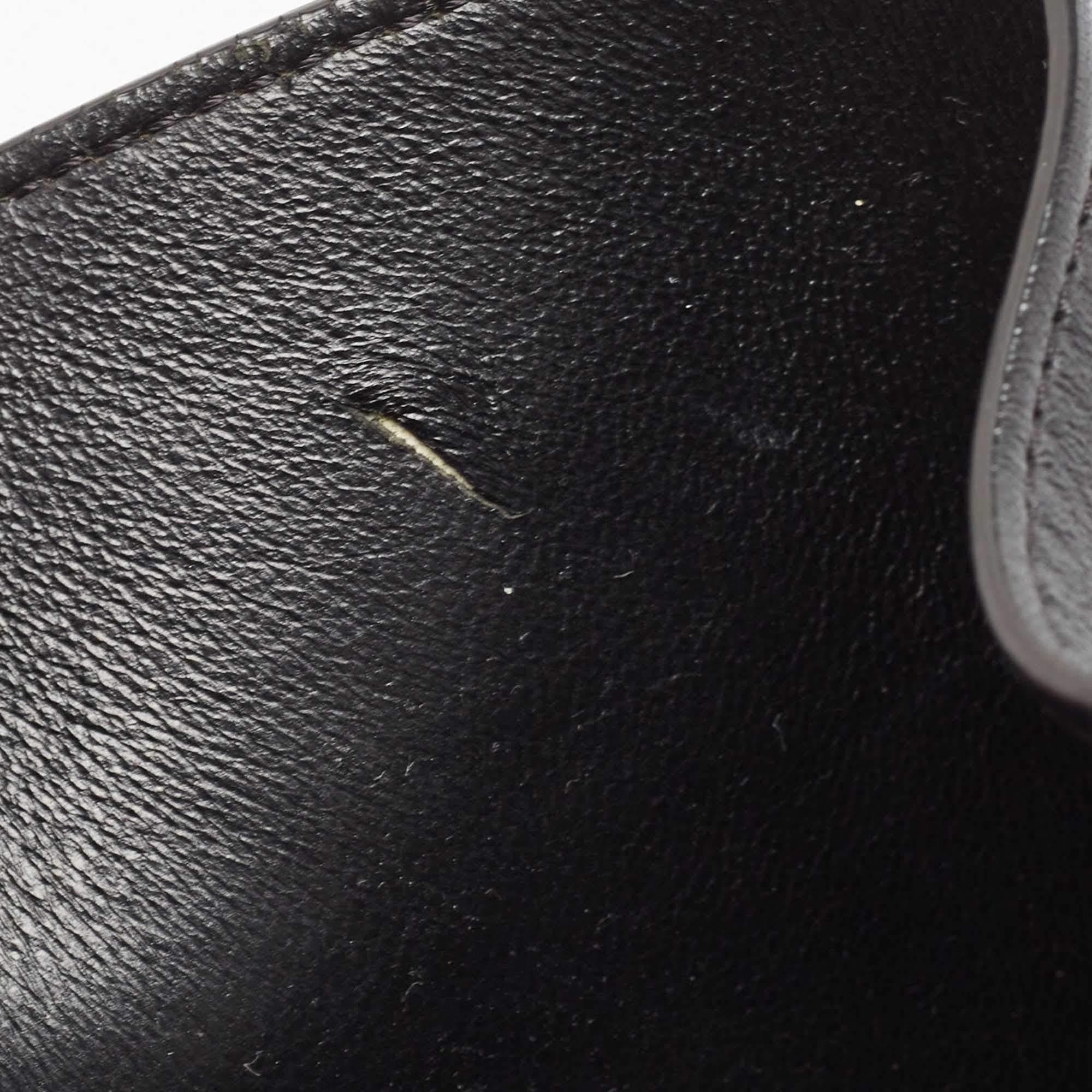 Celine Black Leather Mini Luggage Tote For Sale 4