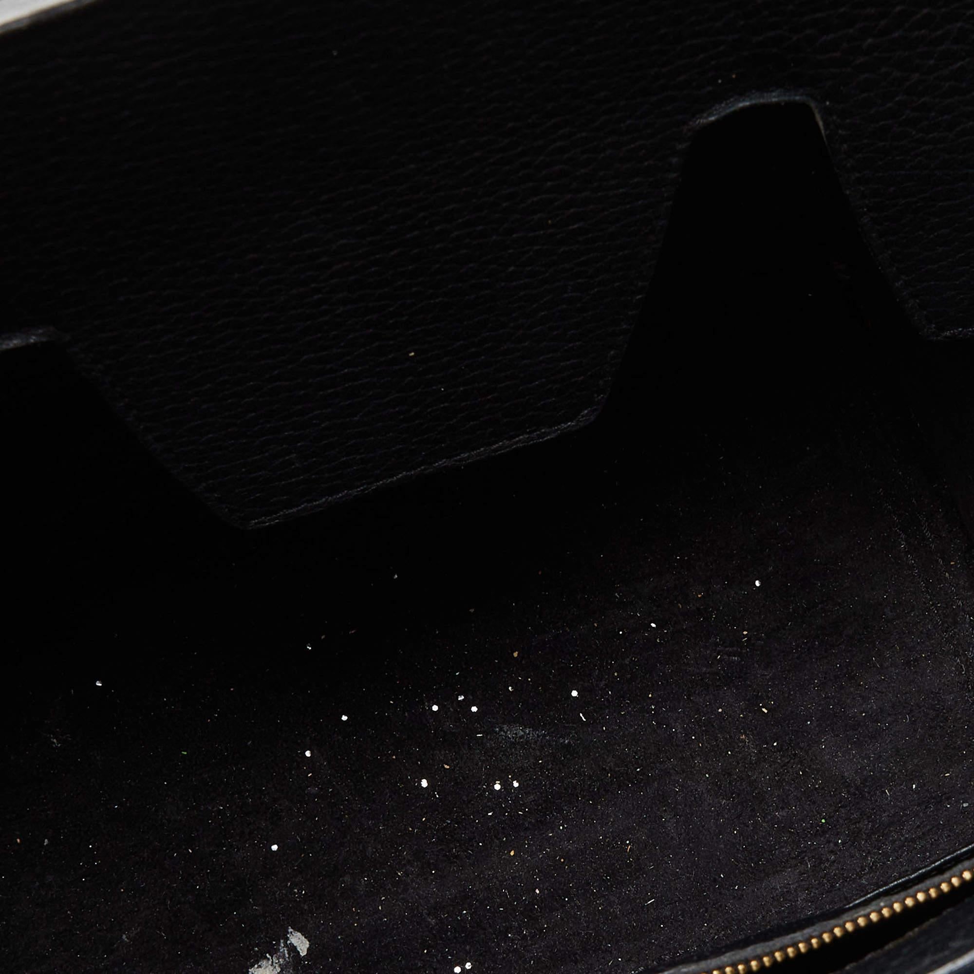 Celine Black Leather Mini Tie Tote 5