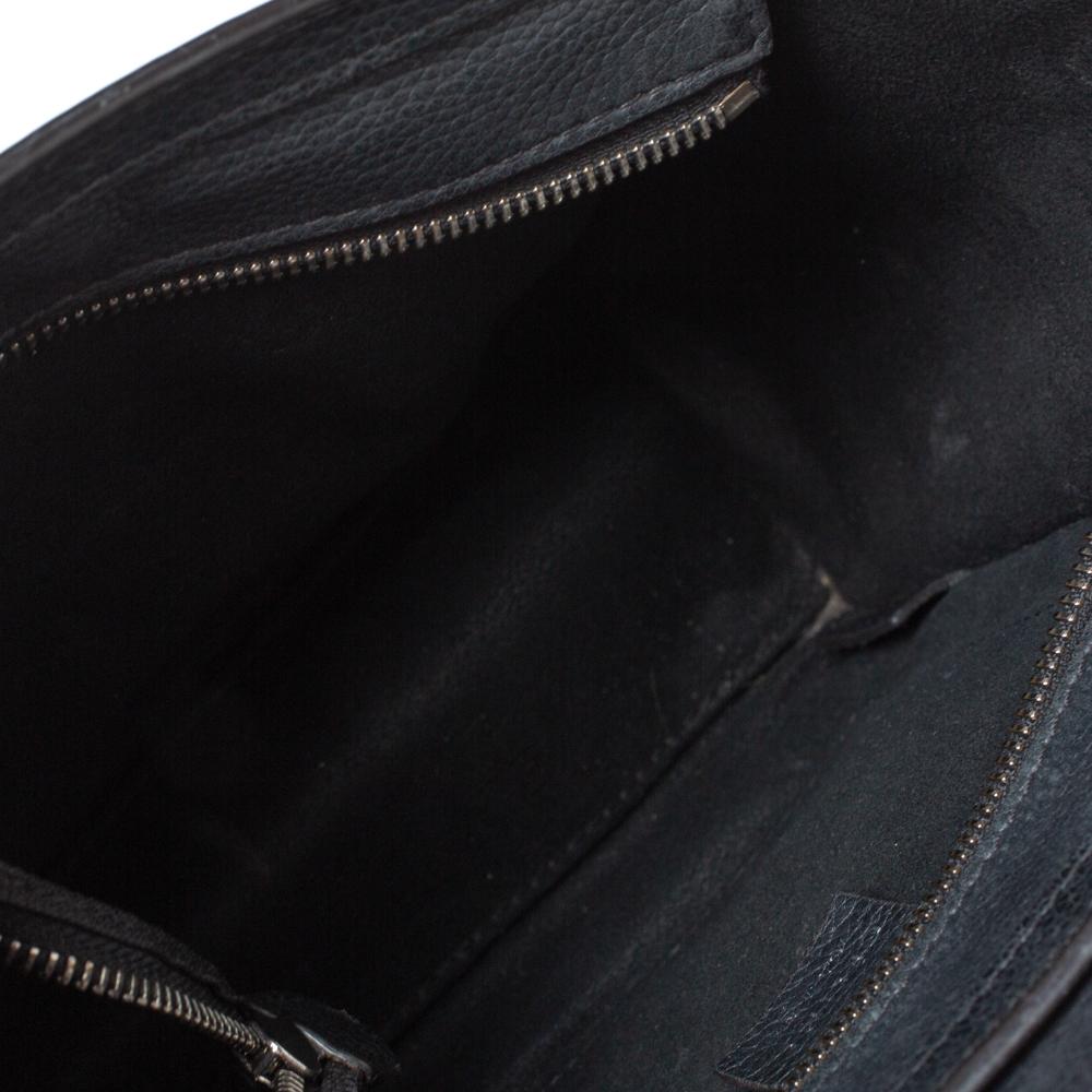 Celine Black Leather Nano Luggage Tote 5