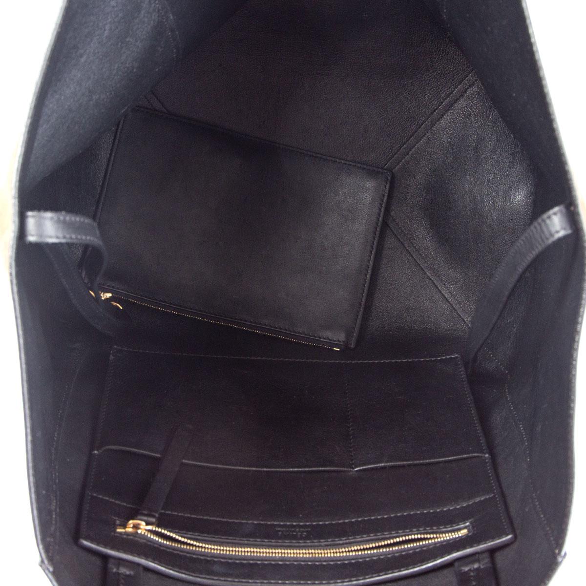 celine black leather bag