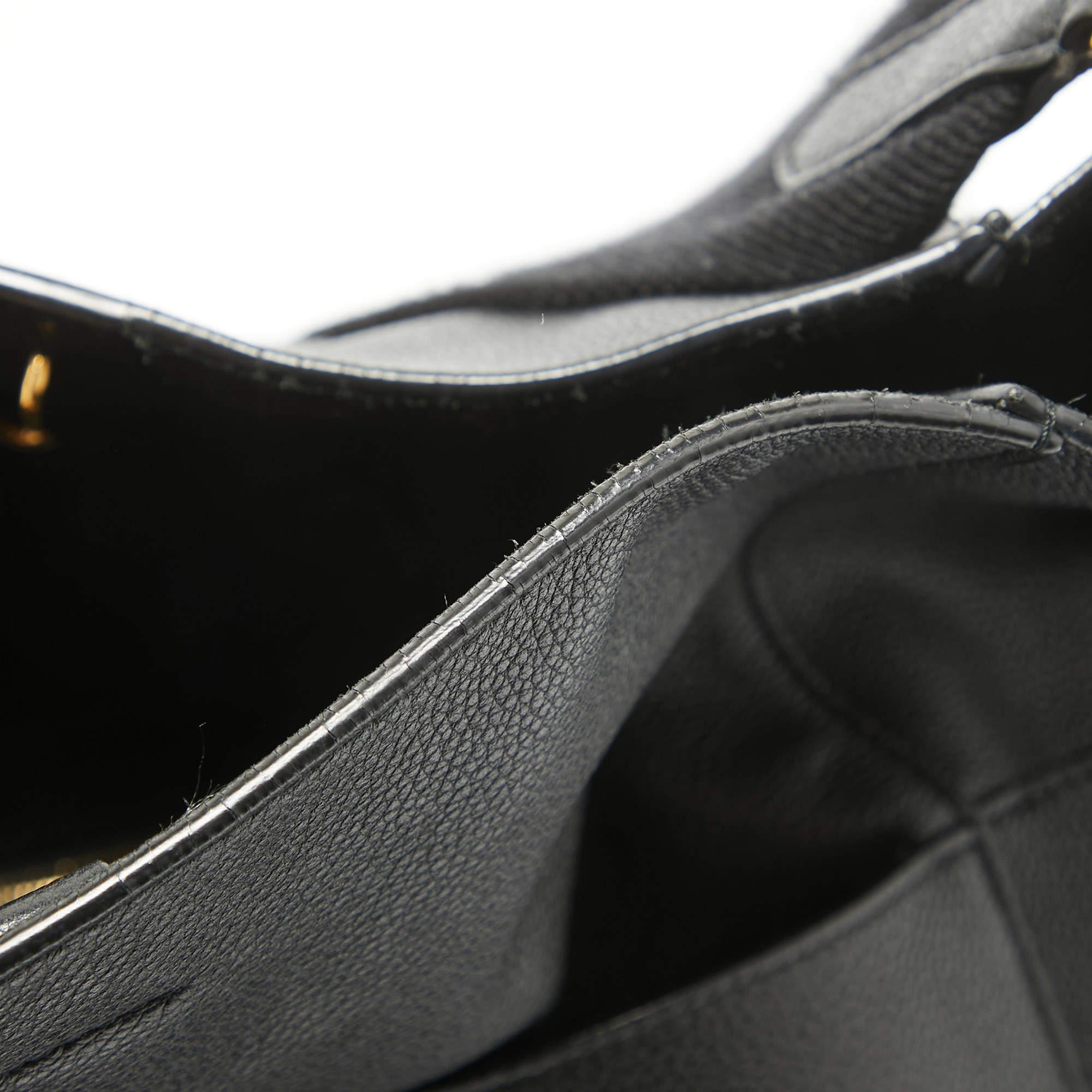 Celine Black Leather Sangle Bucket Bag 2