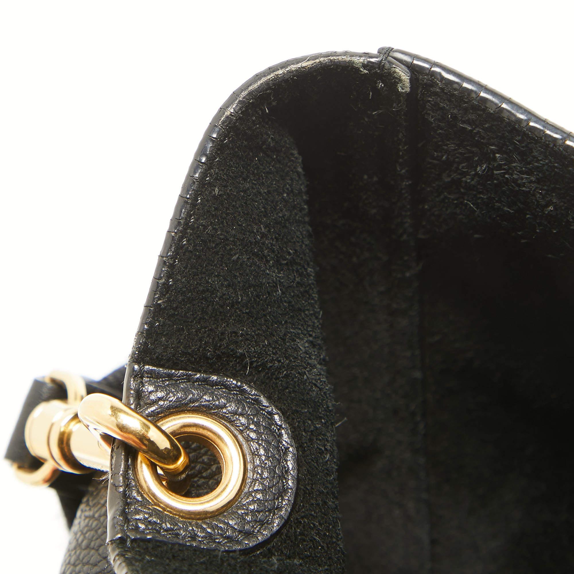 Celine Black Leather Sangle Bucket Bag 3