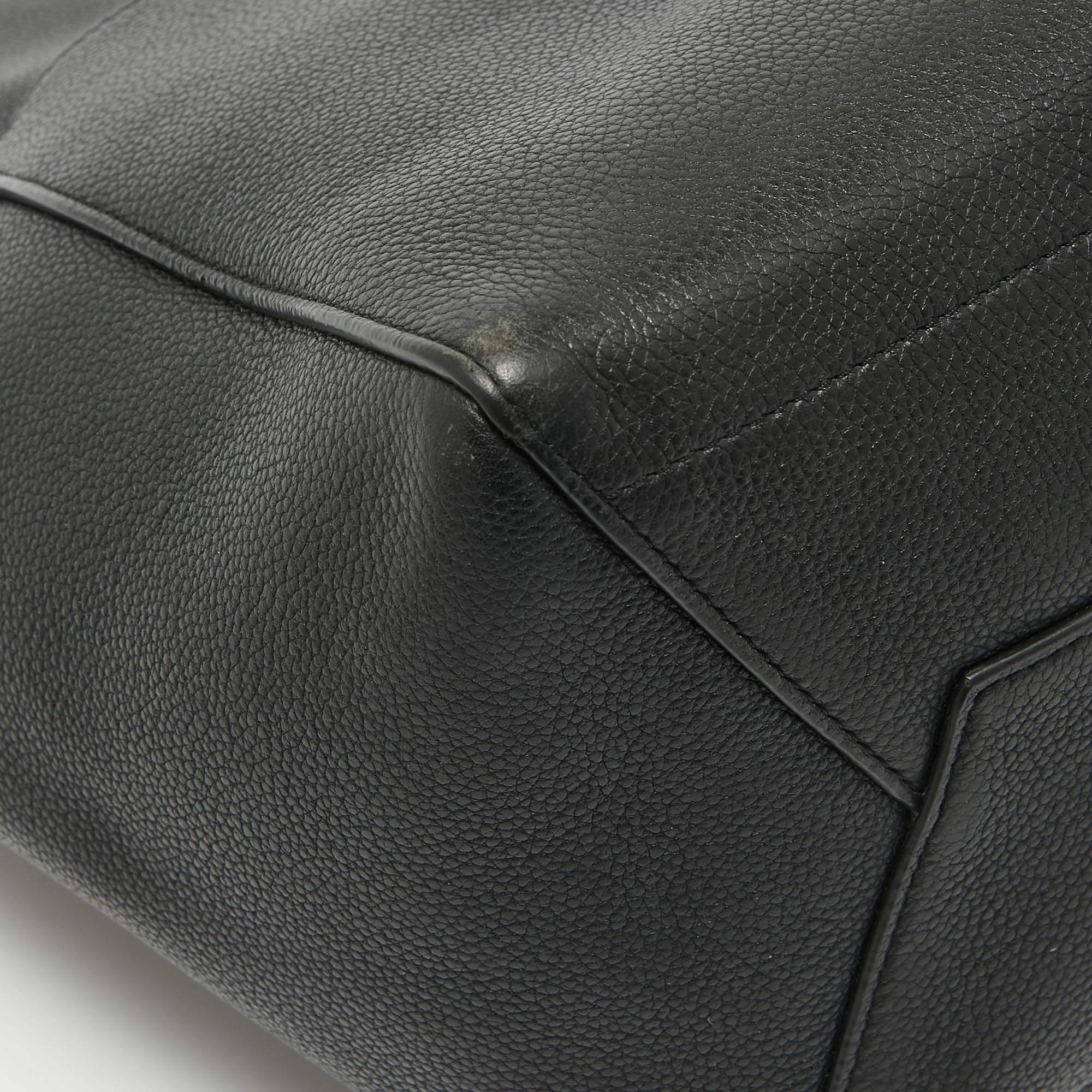 Celine Black Leather Sangle Bucket Bag 4