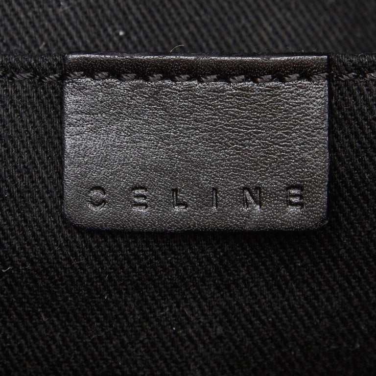 Celine Black Leather Shoulder Bag at 1stdibs