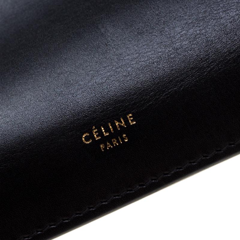 Celine Black Leather Shoulder Bag 1