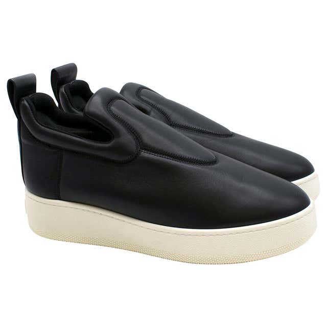 Celine Black Leather Slip On Sneakers 39 at 1stDibs | celine slip on sneakers, celine sneakers
