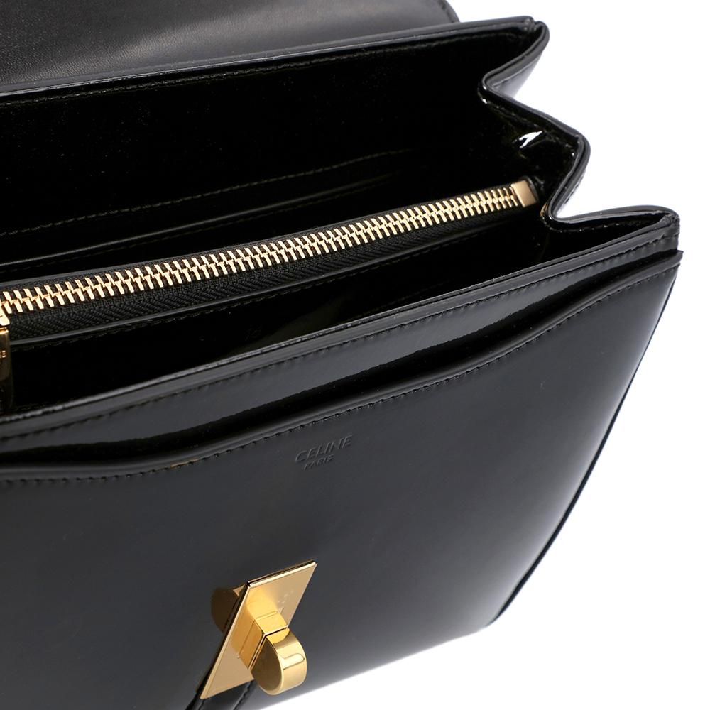 Celine Black Leather Small 16 Bag 3