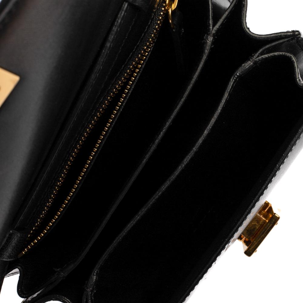 Celine Black Leather Small Box Bag 3