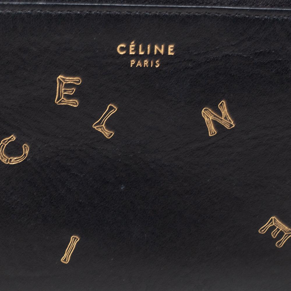 Celine Black Leather Solo Coin Purse 4