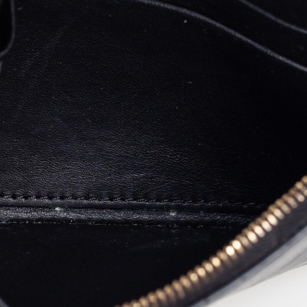 Celine Black Leather Solo Coin Purse In Good Condition In Dubai, Al Qouz 2