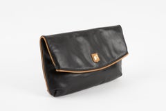 Bolso de mano Triomphe de piel negra Celine