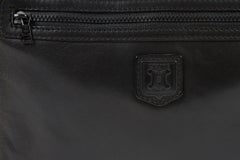 Celine Black Leather Triomphe Clutch Bag