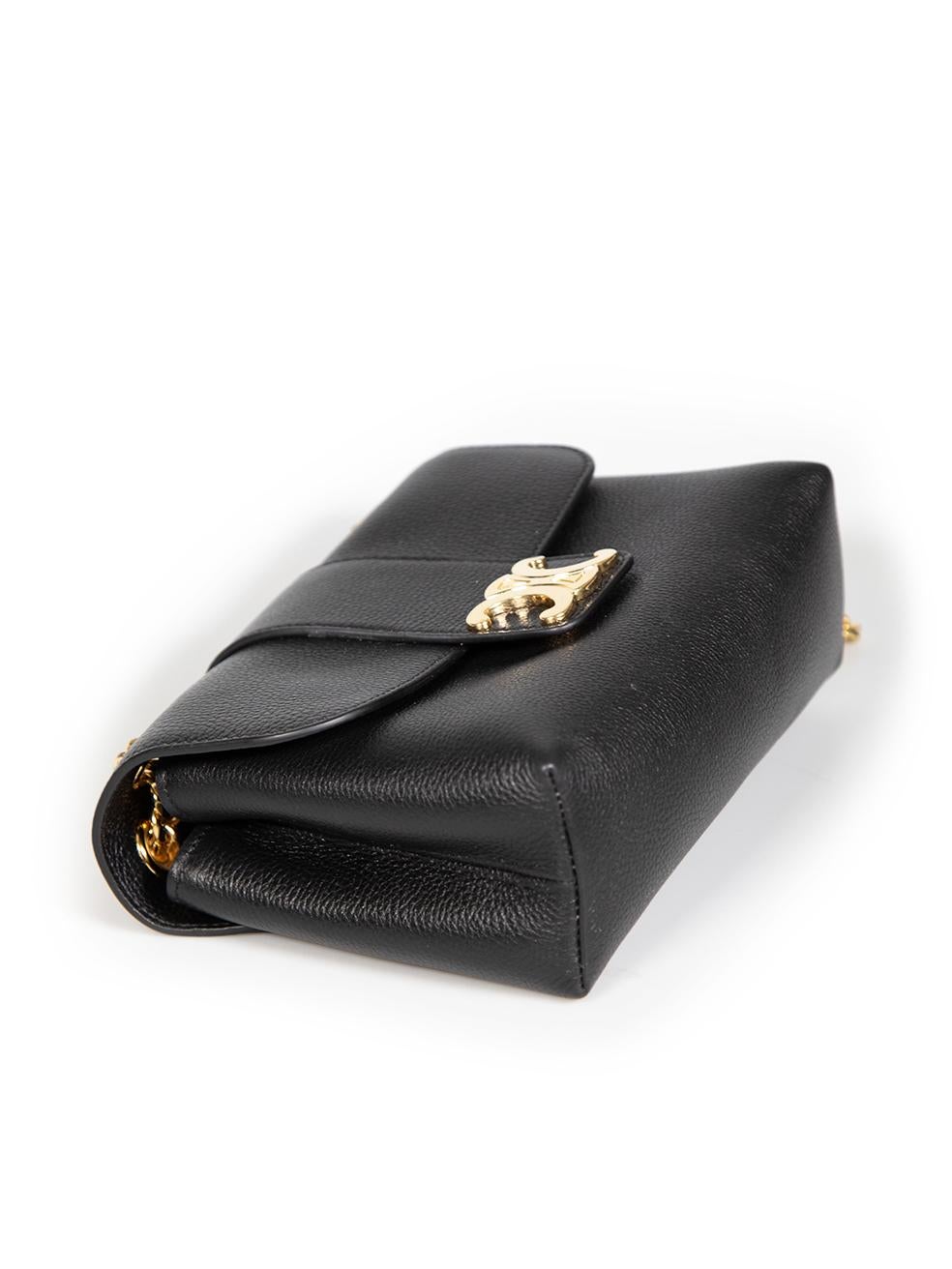 Céline Black Leather Victoire Bag 3