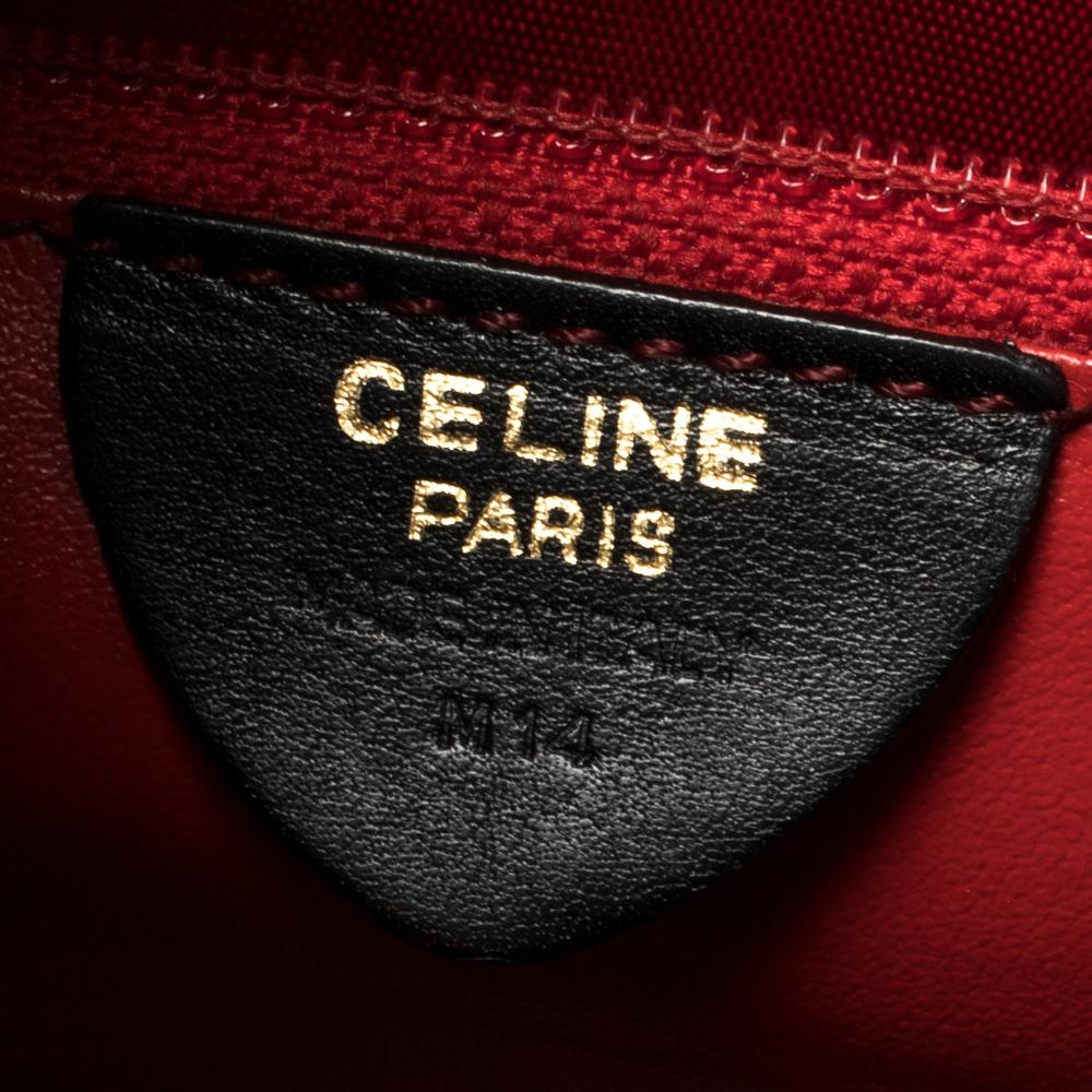 Celine Black Leather Vintage Tote 3