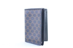 Céline Black Macadam Monogram Bifold Card Case 47cer0702 Wallet