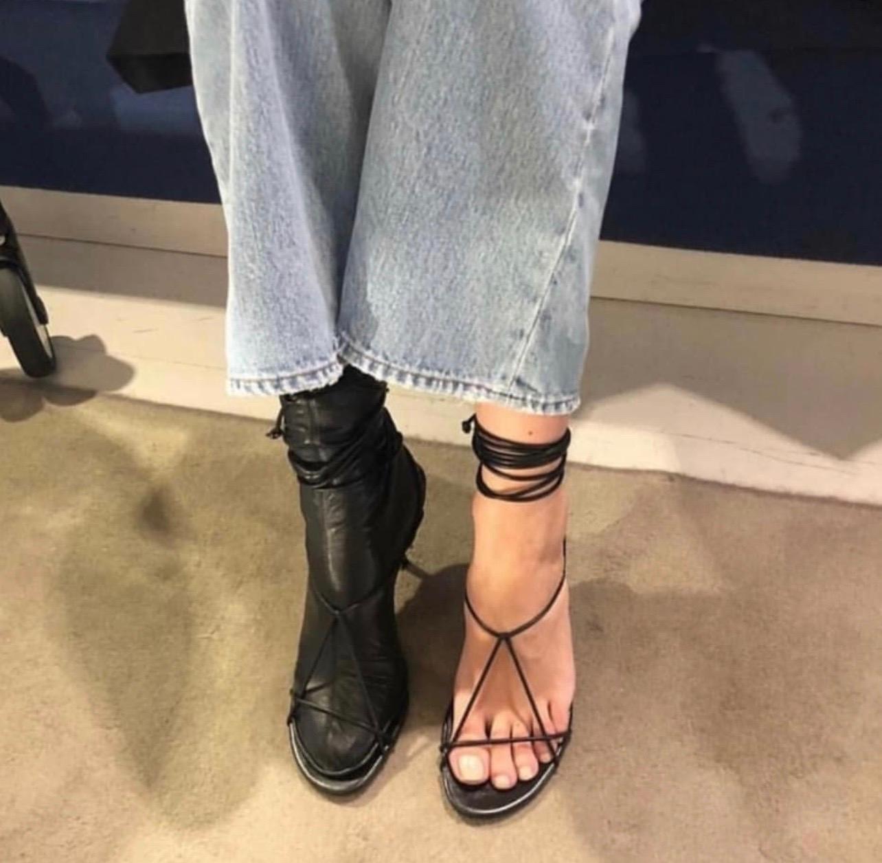 celine nude sandals