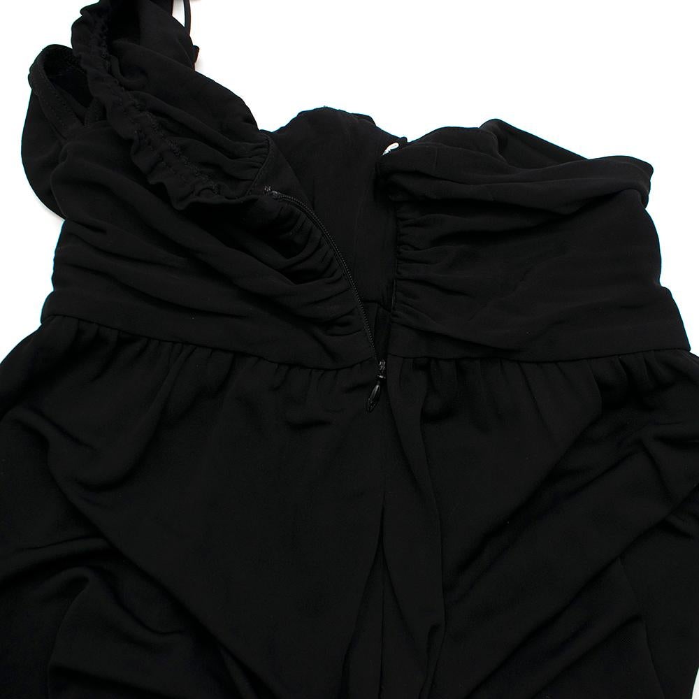 Women's or Men's Celine Black Open-Back Halterneck Dress - Size US 4