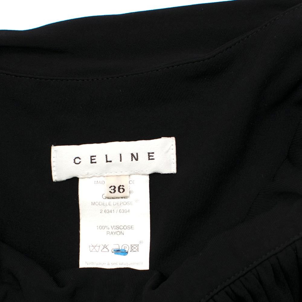 Celine Black Open-Back Halterneck Dress - Size US 4 1