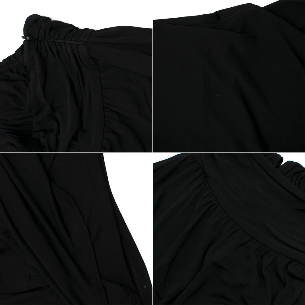 Celine Black Open-Back Halterneck Dress - Size US 4 2