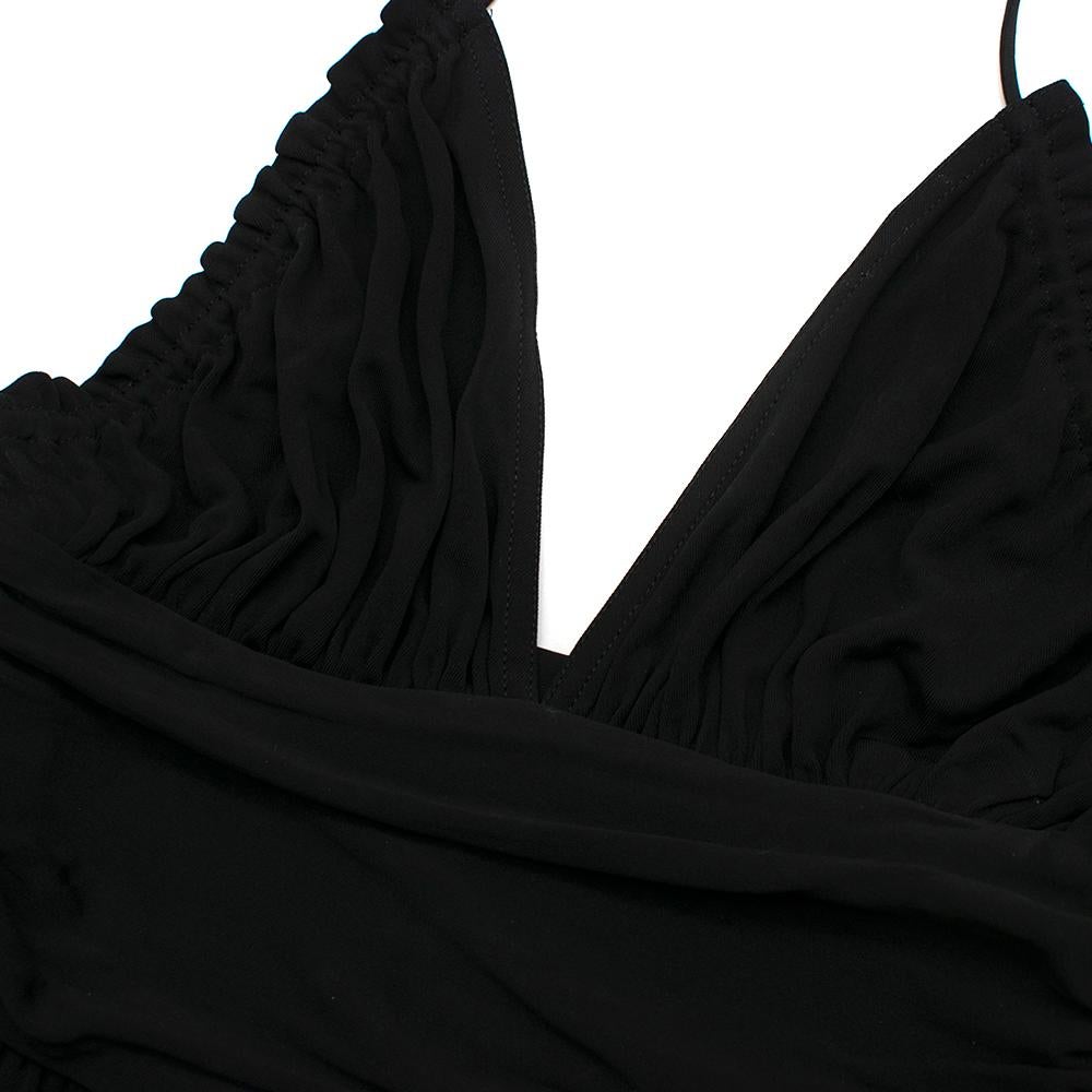 Celine Black Open-Back Halterneck Dress - Size US 4 3
